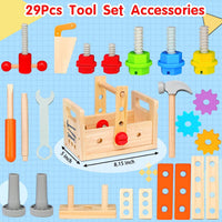 WoodCraft Kids Toolbox – Creatief Bouwen & Ontdekken voor Kinderen vanaf 6 Maanden