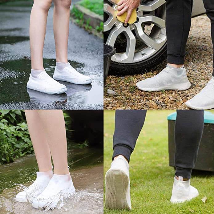 Waterdichte Silicone Schoenbeschermers | Rubberen overschoenen met antislip voor regenachtige dage