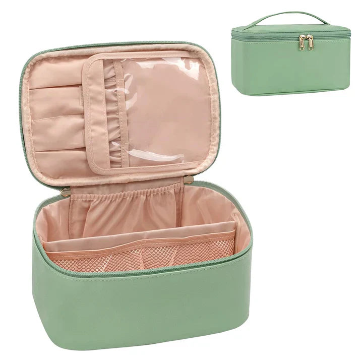 Skanto | Praktische make-up organizer voor reizen | Met vakken en scheidingswanden