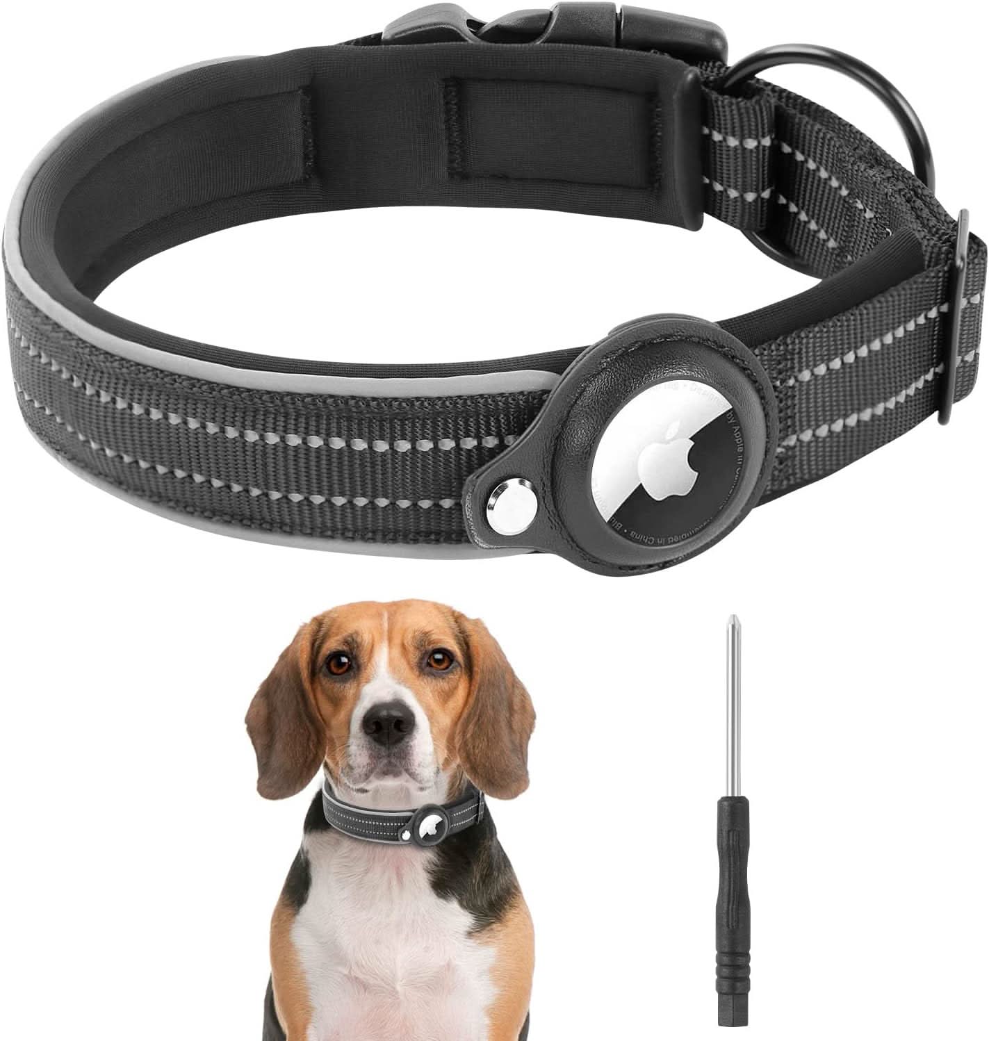 LEAZO - Locatietag Hondhalsband