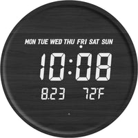 Scandinavische Digitale Wandklok Met LED-display En USB-voeding