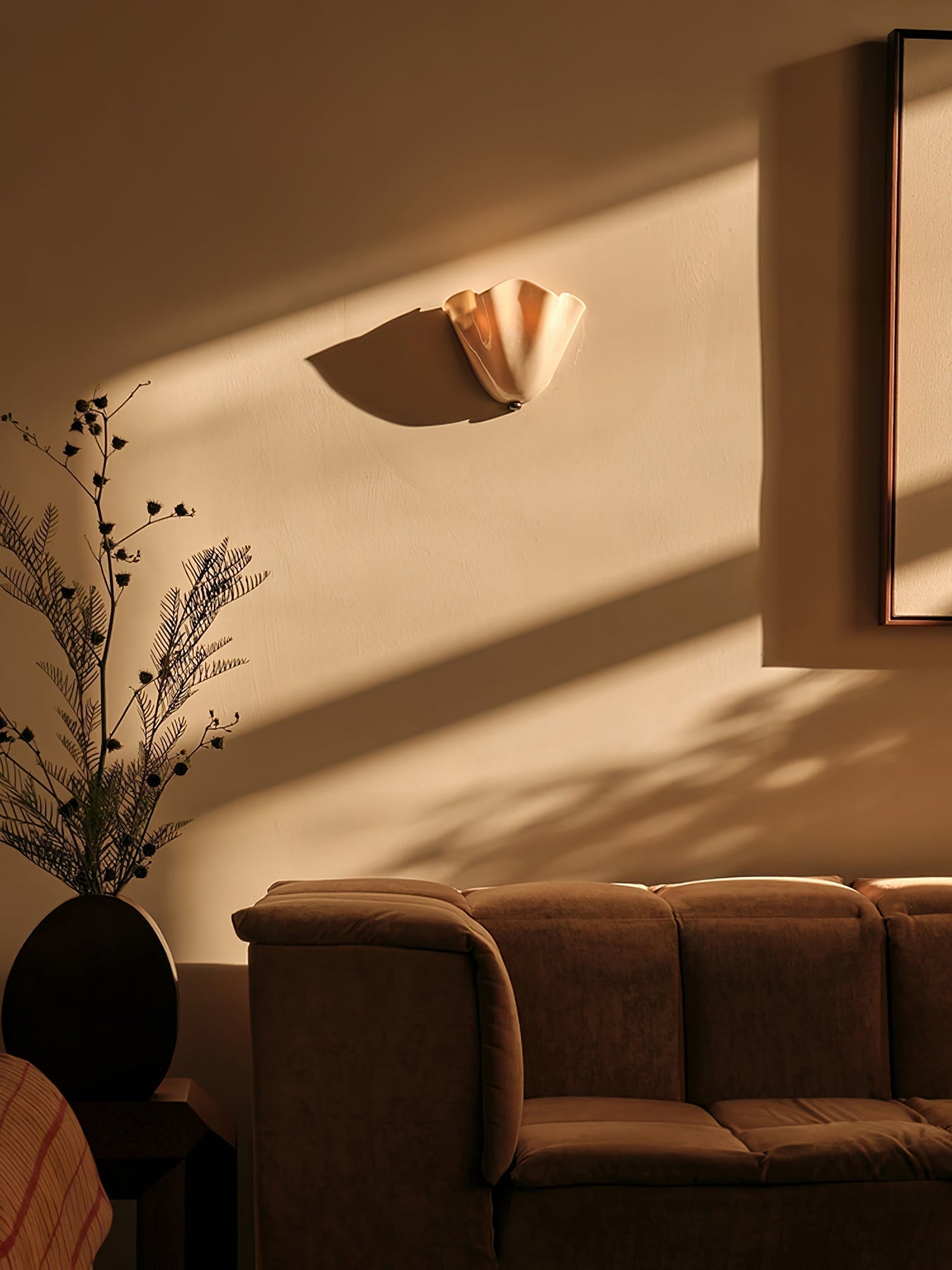 Lustra Wandlamp Elegant met Zachte Lijnen