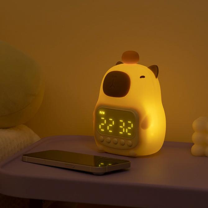 Capybara Compagnon Nachtlampje & Alarmklok