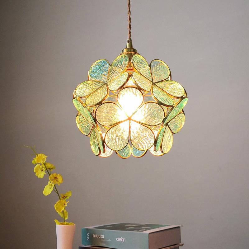 Bloeiende Nordic Bloem Glas Hanglamp