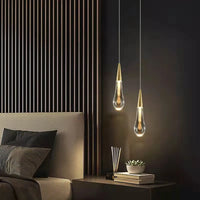 Druppelvormige Gouden Hanglamp