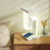 OpulentGlow Geometrische Draadloze Oplaadlamp | Een verfijnde lamp die naadloos hedendaags design combineert met geavanceerde draadloze oplaadefficiëntie.