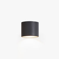 Ray Moderne Zwarte Cilindrische Inbouw Plafondlamp Spot