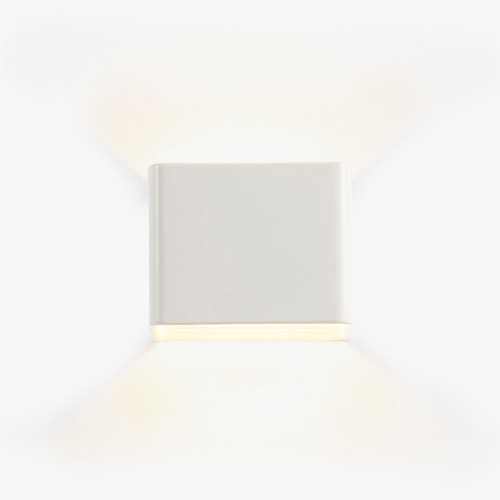 Miren Moderne Vierkante Wandlamp 5-Kleuren. Slaapkamer