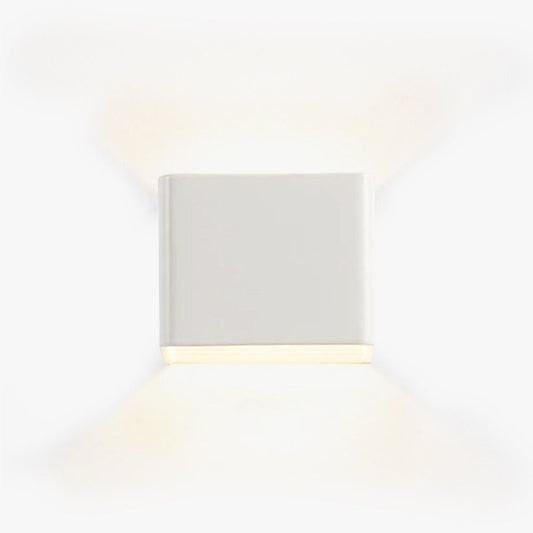Miren Moderne Vierkante Wandlamp 5-Kleuren. Slaapkamer