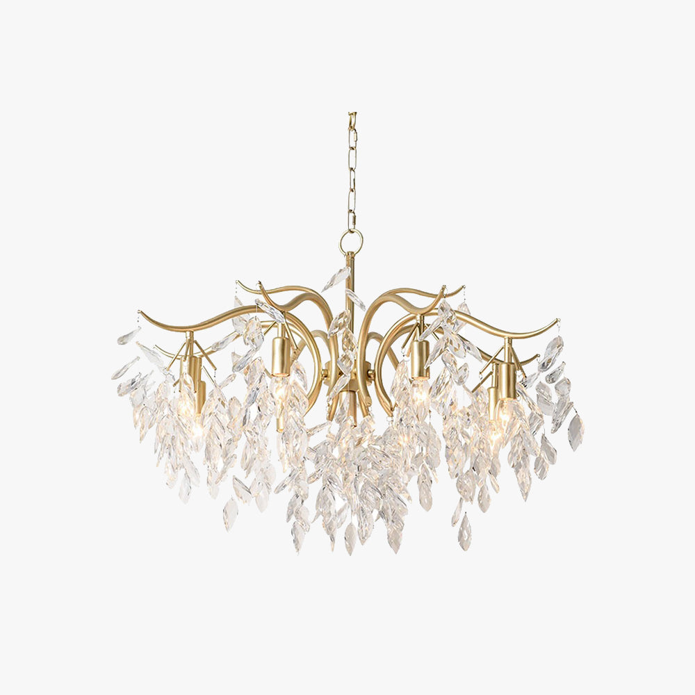 Kristy Luxe Wisteria Bloem Crystal Kroonluchter
