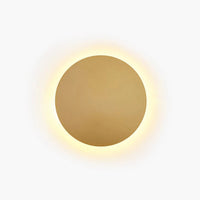 Kyris Ronde Minimalistische Wandlamp Zwart/Goud/Wit. Woonkamer