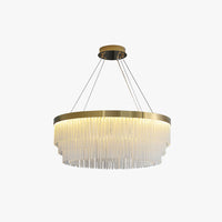 Arisha Hanglamp Ronde Modern, Metaal, Goud, Woonkamer/Horeca