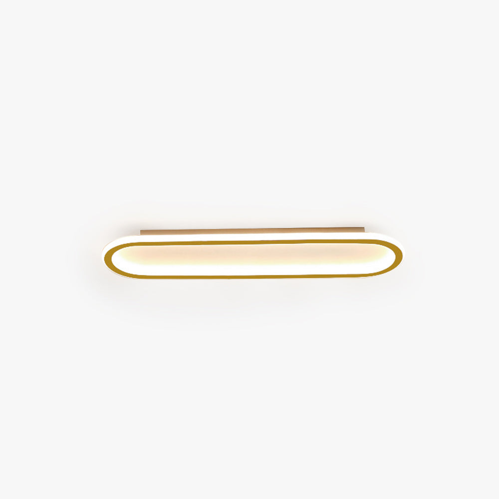 Arisha Plafondlamp Rechthoekig Zwart/Goud Slaap-/Woonkamer