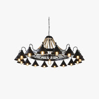 Epoch Vintage Industriële Touw Chandelier Woonkamer