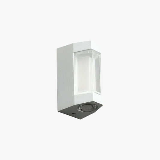 Ray Design LED Wandlamp Wit/Zwart Metaal/Acryl Buiten