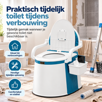 Draagbaar Toilet voor Verbouwing, Renovatie & Klussen