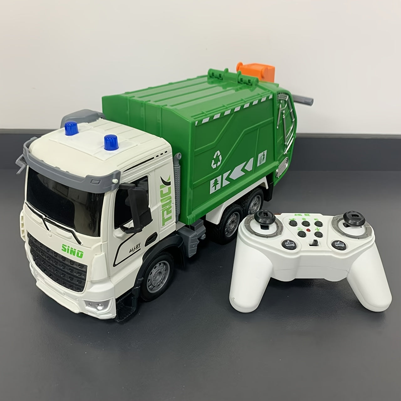 EcoTruck RC Vuilniswagen - Realistische Speelgoedwagen met Lichten en Geluiden