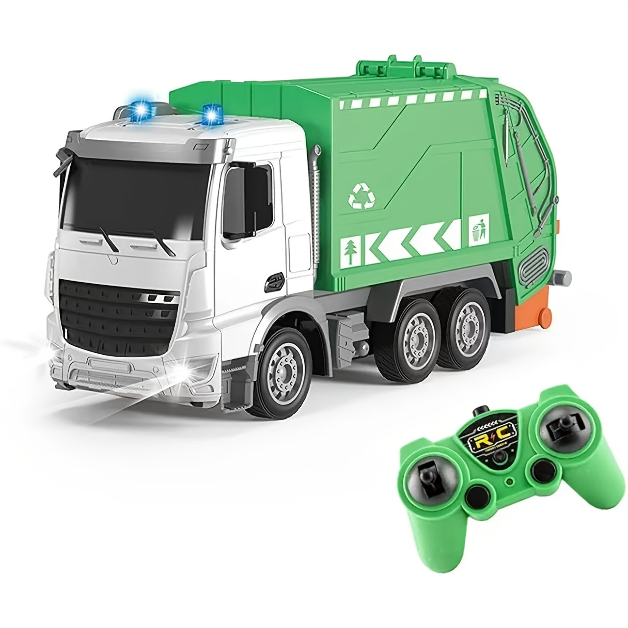 EcoTruck RC Vuilniswagen - Realistische Speelgoedwagen met Lichten en Geluiden