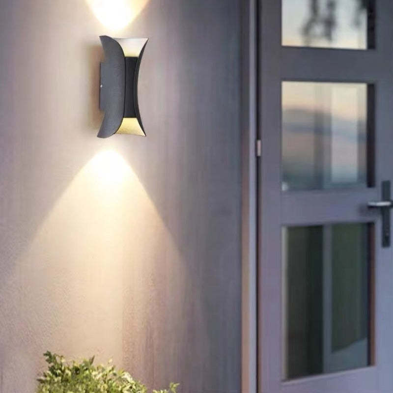 Arcora Curve Buiten Wandlamp Met LED IP65 Hardwired