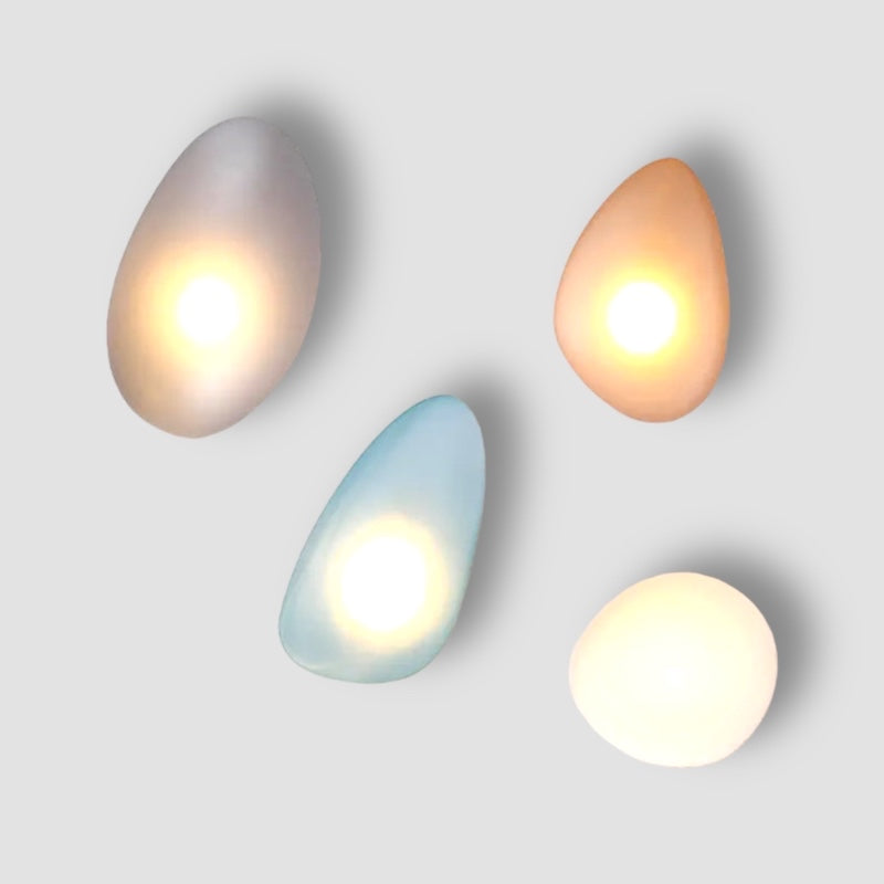 Gevelverlichting van Glas in Stenen Vorm