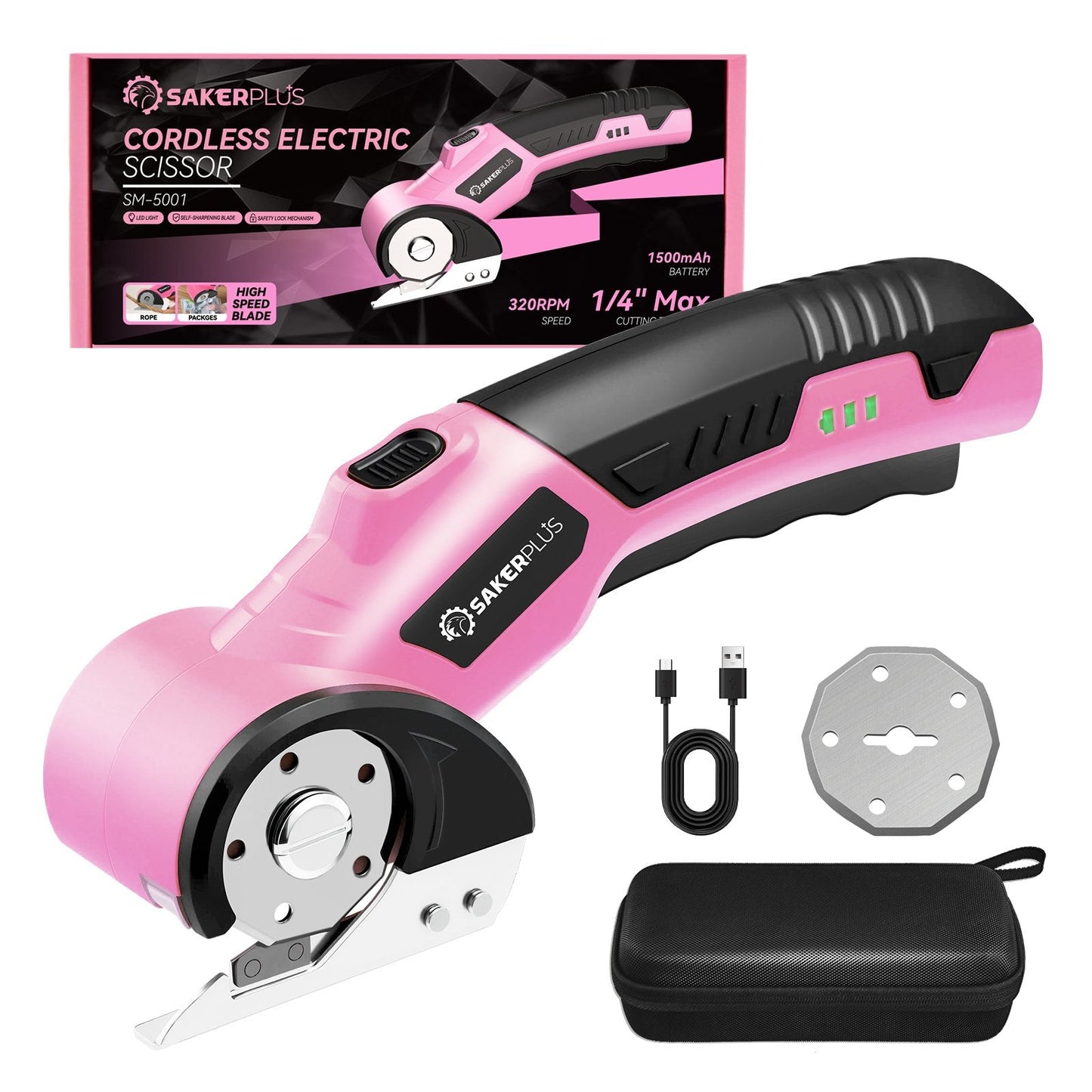 RapidSlice – Oplaadbare Stof- en Metalen Scharen