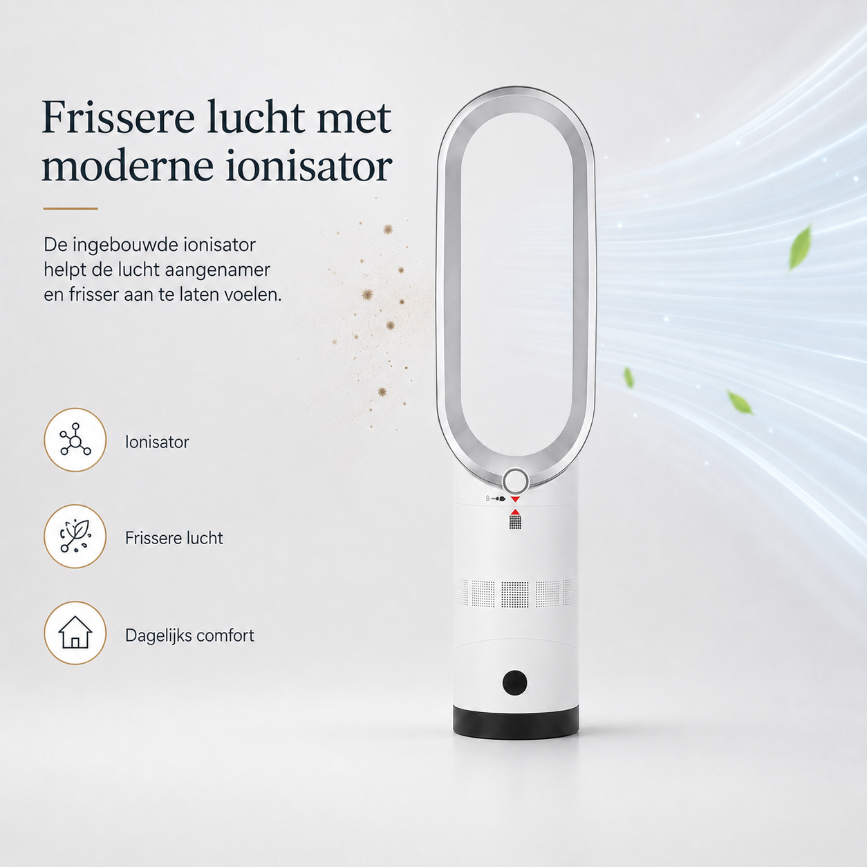 AirPure Pro – 3-in-1 Luchtkoeler met UV-reiniging & Ionisator | 6L Draagbare Ventilator