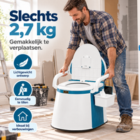 Draagbaar Toilet voor Verbouwing, Renovatie & Klussen