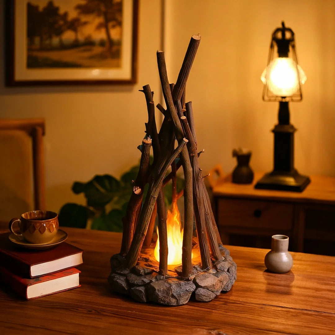 GlowWood™ | Gezellige rustieke warmte met rustgevend omgevingslicht