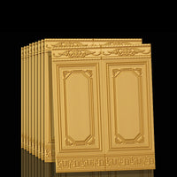 Contemporary Waterproof 3D Wainscoting Peel and Stick Indoor Wallboard