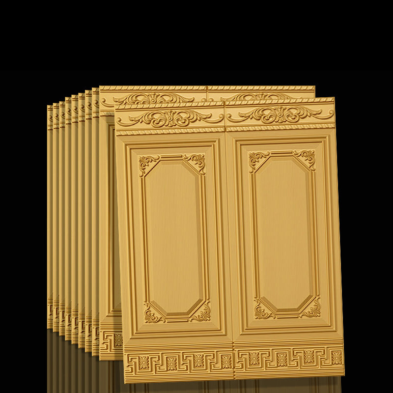 Contemporary Waterproof 3D Wainscoting Peel and Stick Indoor Wallboard