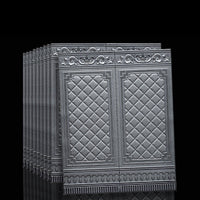Contemporary Waterproof 3D Wainscoting Peel and Stick Indoor Wallboard