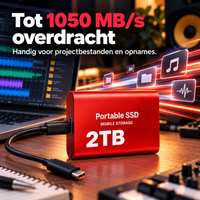 DataSprint Externe SSD 2TB – Praktisch Cadeau voor DJ & Muziekproducer