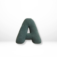 Avenia - Fluwelen Alfabet Sierkussen Met Letters A Tot Z