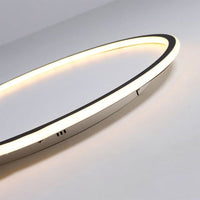 Arisha Moderne Ring LED Plafondlamp Zwart/Wit Woon/Slaapkamer