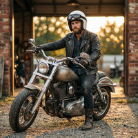 Leren Motorbril – RiderEdge