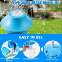 Automatische Bellenmaker voor Kinderen | BubbleFun Magische Bellen Speelgoed | 20.000+ Bellen/Min | Verstelbare Hoogte | Draagbaar