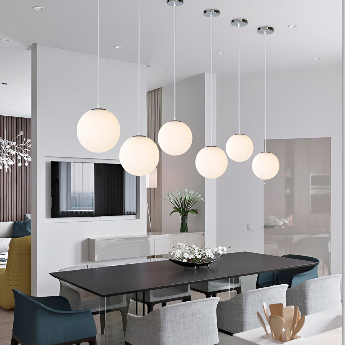 Nordic Globe Melkglas Hanglamp