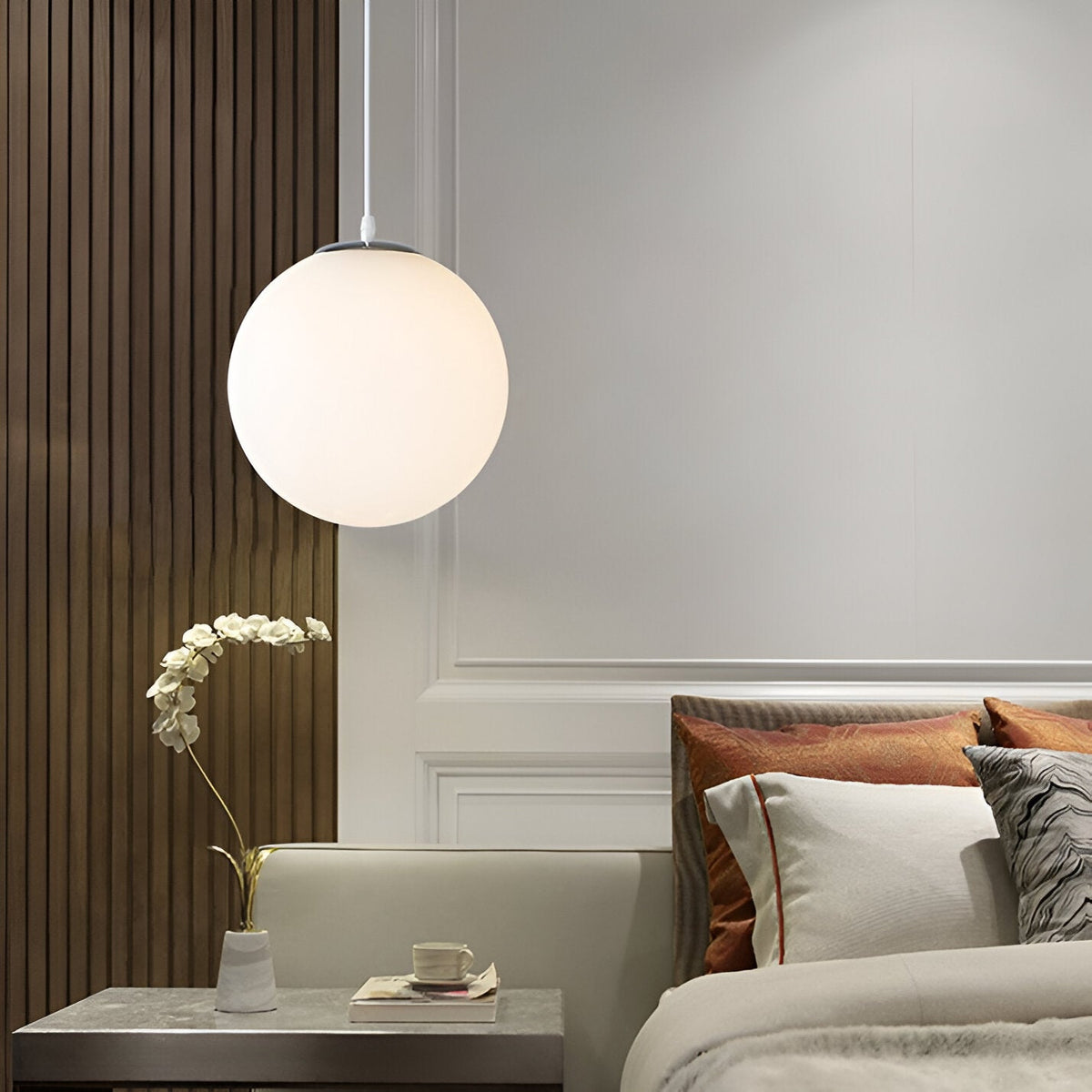 Nordic Globe Melkglas Hanglamp