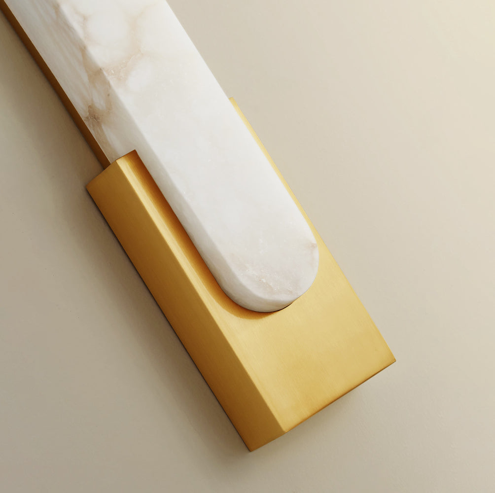 Agatha Moderne Kunstmatige Alabaster Minimalistische Wandlamp