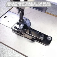 ZipperMaster Pro™ | Perfecte, kreukvrije ritsen voor professionele naai-kunst in een handomdraai!