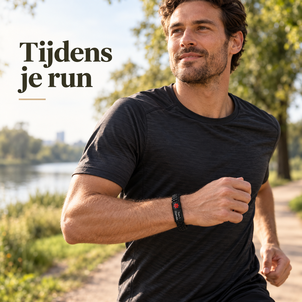 Custom AlertBand | Medische ID Armband voor Sporters & Outdoorliefhebbers
