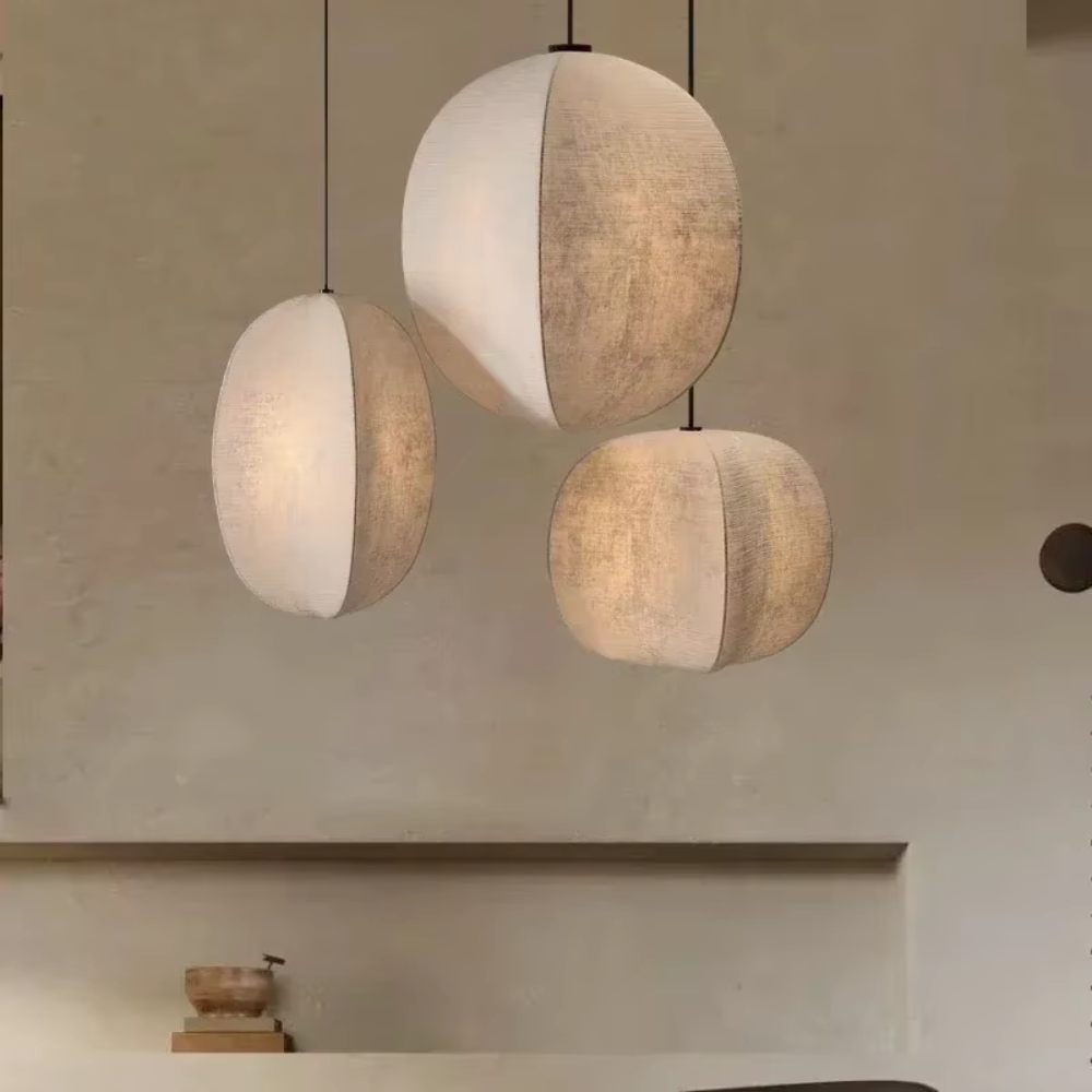 Zen Harmony Japandi Stoffen Hanglamp