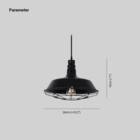 Epoch Rustieke Zwarte Industriële Hanglamp Schaduw