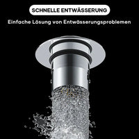 Afvoerscreen voor douche en wastafel | Haarfilter van roestvrij staal | StoppFix