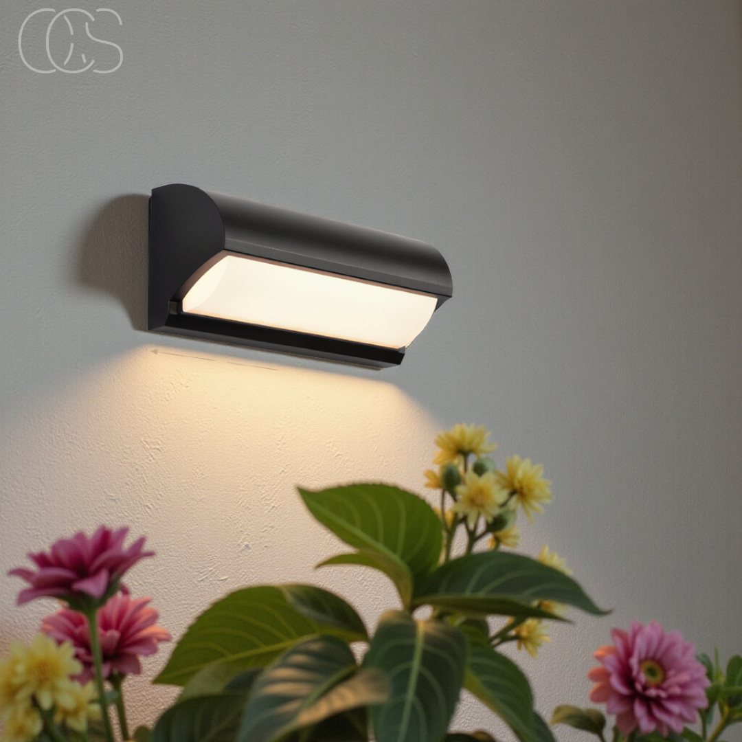 Zwart LED Buiten Wandlicht