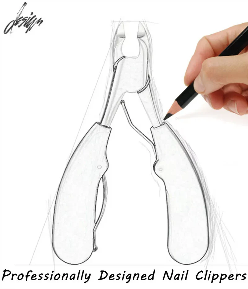 Teennagelknipper voor Senioren, Scherp, Ergonomisch & Ideaal voor Dikke Nagels