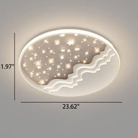 LunaAura LED-Plafondlamp | Hemels Maan-Star-Design