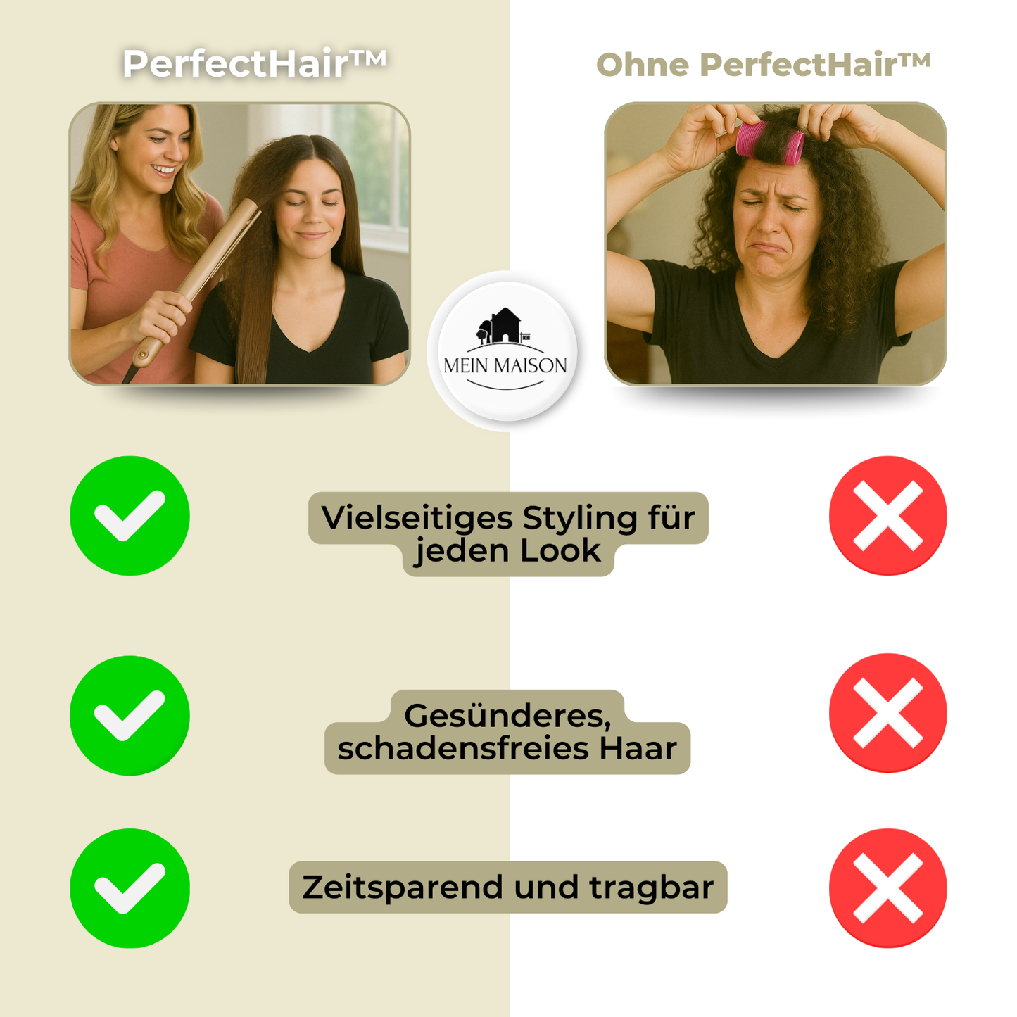PerfectHair - 2-in-1 Hairstyler