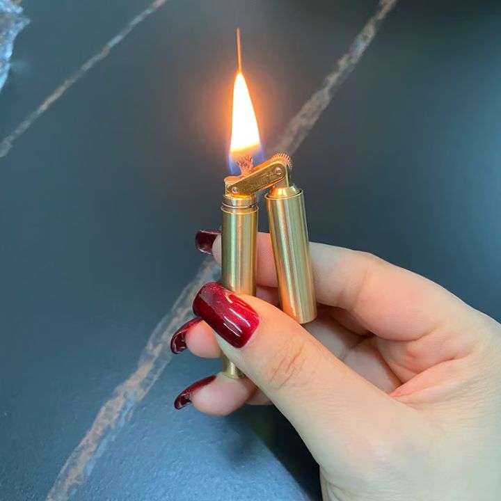FireMaster | Koperen aansteker – Vintage ontwerp, navulbaar en duurzaam