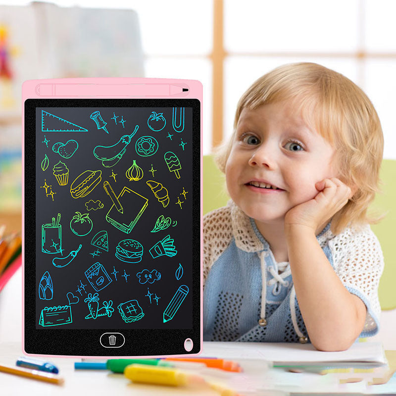 Magische schets LCD-bord | Met dit oogvriendelijke, drukgevoelige tablet kunnen kinderen gemakkelijk tekenen en schrijven. Dankzij het duurzame, kleurrijke scherm is het een leuke, draagbare manier om creatief bezig te zijn zonder papier te verspillen.